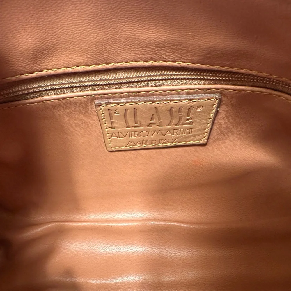 Alviero Martini Leather Travel Satchel - Picture 5 of 7